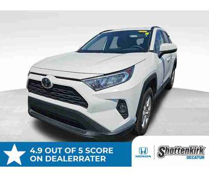 2020UsedToyotaUsedRAV4 is a White 2020 Toyota RAV4 Car for Sale in Decatur AL