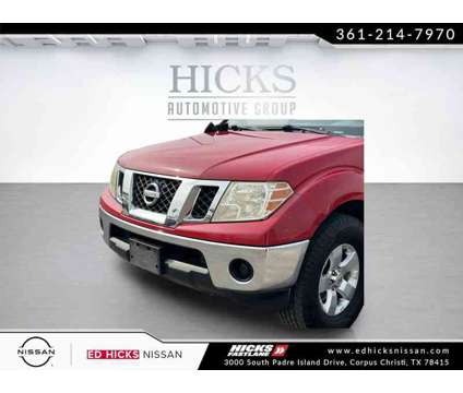 2010UsedNissanUsedFrontier is a Red 2010 Nissan frontier Car for Sale in Corpus Christi TX