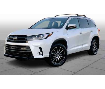 2017UsedToyotaUsedHighlander is a White 2017 Toyota Highlander Car for Sale in Rockwall TX