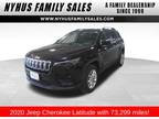 2020 Jeep Cherokee Black, 73K miles