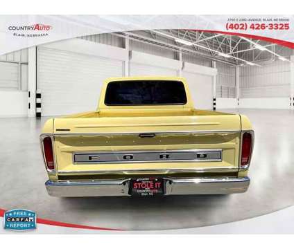 1976 Ford F-100 for sale is a Yellow 1976 Ford F-100 Classic Car in Blair NE