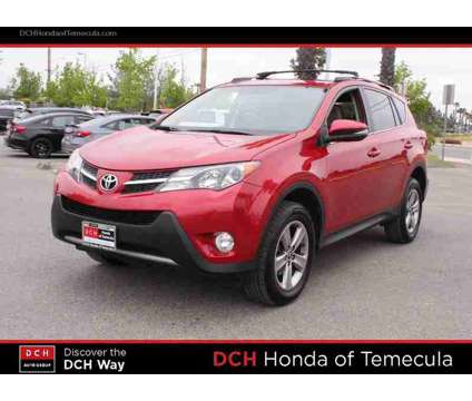 2015 Toyota RAV4 XLE is a Red 2015 Toyota RAV4 XLE SUV in Temecula CA