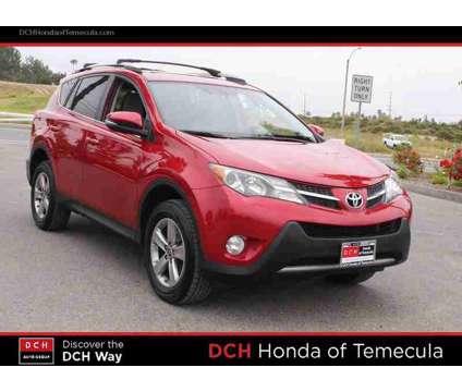 2015 Toyota RAV4 XLE is a Red 2015 Toyota RAV4 XLE SUV in Temecula CA