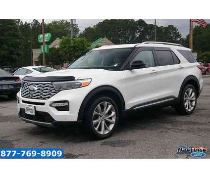 2023 Ford Explorer Platinum is a White 2023 Ford Explorer Platinum SUV in Greenville NC
