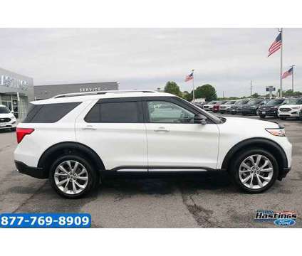 2023 Ford Explorer Platinum is a White 2023 Ford Explorer Platinum SUV in Greenville NC