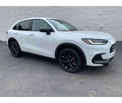 2023 Honda HR-V Sport is a Silver, White 2023 Honda HR-V SUV in Wake Forest NC