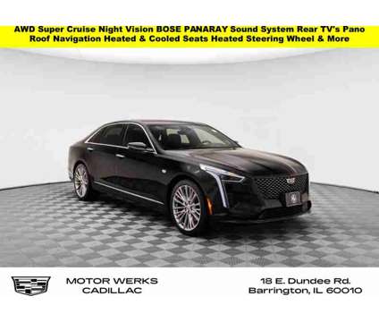 2020 Cadillac CT6 3.6L Premium Luxury AWD is a Black 2020 Cadillac CT6 3.6L Premium Luxury Sedan in Barrington IL