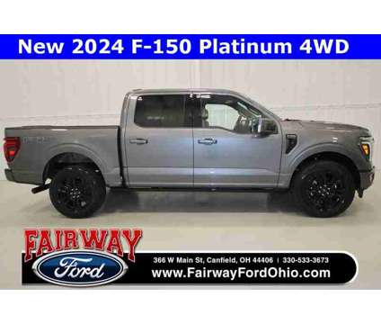 2024 Ford F-150 Platinum is a Grey 2024 Ford F-150 Platinum Truck in Canfield OH