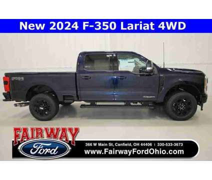 2024 Ford F-350SD Lariat is a Blue 2024 Ford F-350 Lariat Truck in Canfield OH