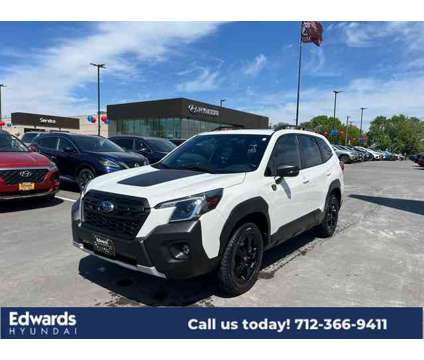 2022 Subaru Forester Wilderness is a White 2022 Subaru Forester 2.5i SUV in Council Bluffs IA