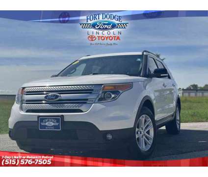 2015 Ford Explorer XLT is a Silver, White 2015 Ford Explorer XLT SUV in Fort Dodge IA