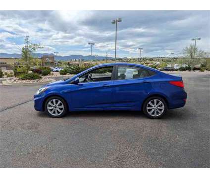2012 Hyundai Accent GLS is a Blue 2012 Hyundai Accent GLS Sedan in Colorado Springs CO