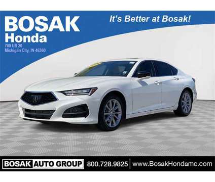 2021 Acura TLX Base Base is a Silver, White 2021 Acura TLX Base Sedan in Michigan City IN