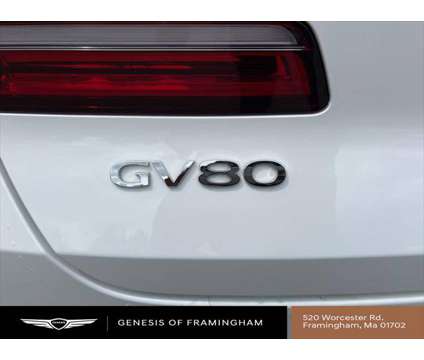 2021 Genesis GV80 2.5T AWD is a White 2021 SUV in Framingham MA