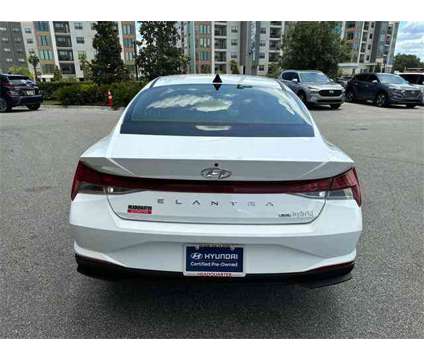 2023 Hyundai Elantra Hybrid Blue is a White 2023 Hyundai Elantra Hybrid in Sanford FL
