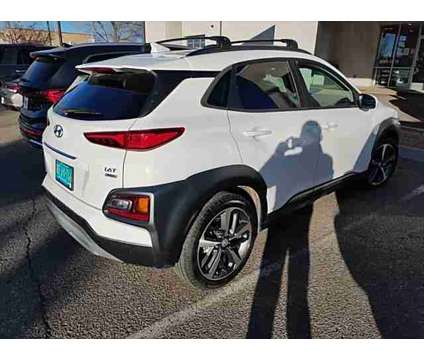 2021 Hyundai Kona Limited is a White 2021 Hyundai Kona Limited SUV in Santa Fe NM
