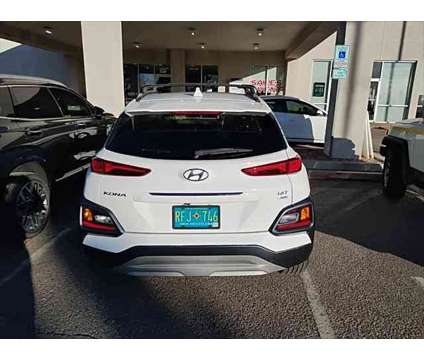2021 Hyundai Kona Limited is a White 2021 Hyundai Kona Limited SUV in Santa Fe NM