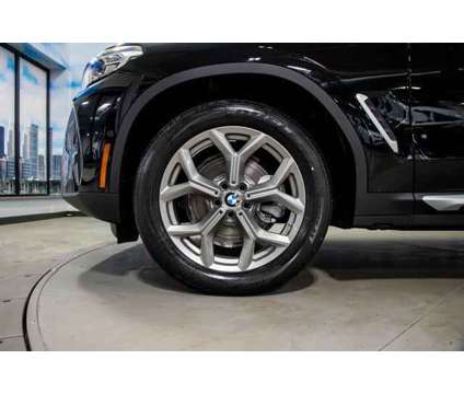 2024 BMW X3 xDrive30i is a Black 2024 BMW X3 xDrive30i SUV in Lake Bluff IL