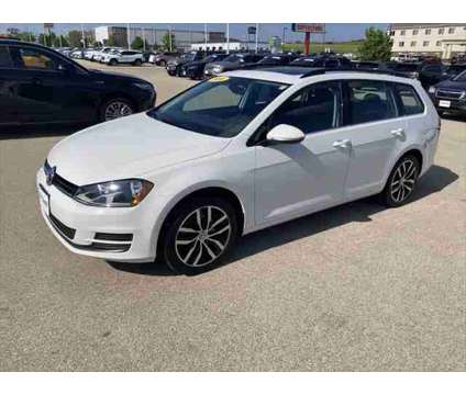 2016 Volkswagen Golf SportWagen TSI Limited Edition is a White 2016 Volkswagen Golf SportWagen TSI Limited Edition Station Wagon in Dubuque IA