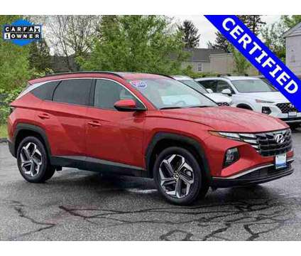 2022 Hyundai Tucson SEL is a Red 2022 Hyundai Tucson SUV in Pittsfield MA