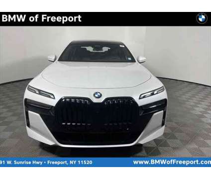 2024 BMW 7 Series i xDrive is a White 2024 BMW 7-Series Sedan in Freeport NY