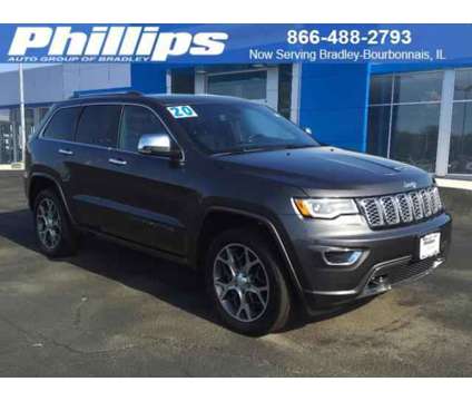 2020 Jeep Grand Cherokee Overland 4X4 is a Grey 2020 Jeep grand cherokee Overland Car for Sale in Bourbonnais IL