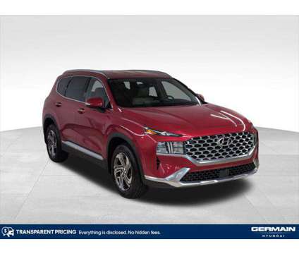 2021 Hyundai Santa Fe SEL is a Red 2021 Hyundai Santa Fe SUV in Columbus OH