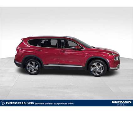 2021 Hyundai Santa Fe SEL is a Red 2021 Hyundai Santa Fe SUV in Columbus OH