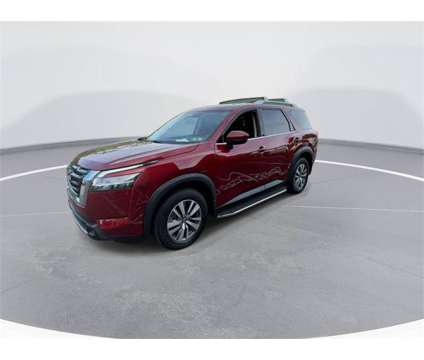 2022 Nissan Pathfinder SL 4WD is a Red 2022 Nissan Pathfinder SL SUV in Pittsburgh PA