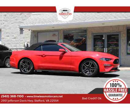 2022 Ford Mustang for sale is a Red 2022 Ford Mustang Car for Sale in Stafford VA