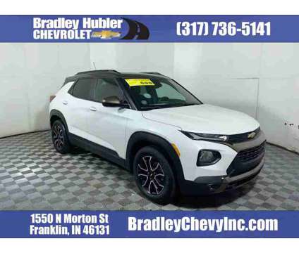 2021UsedChevroletUsedTrailBlazerUsedFWD 4dr is a White 2021 Chevrolet trail blazer Car for Sale in Franklin IN