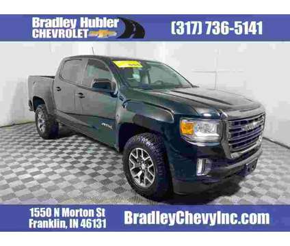 2022UsedGMCUsedCanyonUsedCrew Cab 128 is a Black 2022 GMC Canyon Car for Sale in Franklin IN