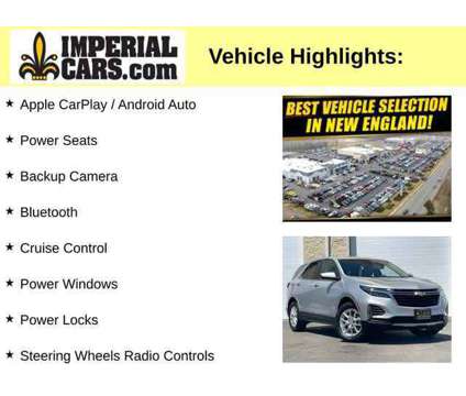 2022UsedChevroletUsedEquinox is a Silver 2022 Chevrolet Equinox LT Car for Sale in Mendon MA
