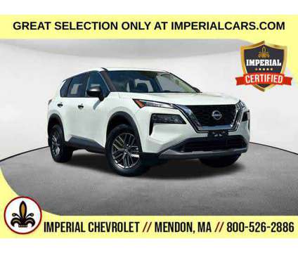 2023UsedNissanUsedRogue is a White 2023 Nissan Rogue S Car for Sale in Mendon MA