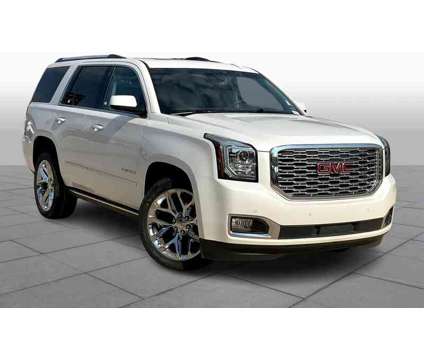 2019UsedGMCUsedYukon is a White 2019 GMC Yukon Car for Sale in Oklahoma City OK