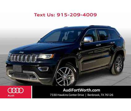 2017UsedJeepUsedGrand Cherokee is a Black 2017 Jeep grand cherokee Car for Sale in Benbrook TX