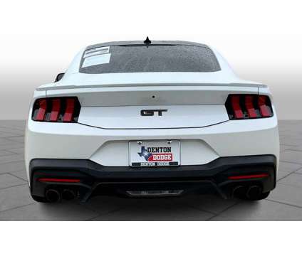 2024UsedFordUsedMustang is a White 2024 Ford Mustang Car for Sale in Denton TX