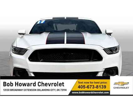 2017UsedFordUsedMustang is a White 2017 Ford Mustang Car for Sale in Oklahoma City OK
