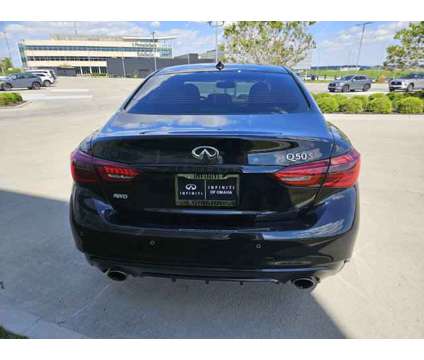 2021 Infiniti Q50 Red Sport 400 is a Black 2021 Infiniti Q50 Car for Sale in Elkhorn NE