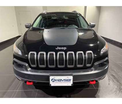 2018 Jeep Cherokee Trailhawk is a Black 2018 Jeep Cherokee Trailhawk Car for Sale in Madison WI