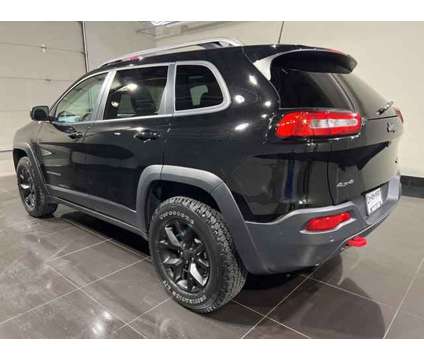 2018 Jeep Cherokee Trailhawk is a Black 2018 Jeep Cherokee Trailhawk Car for Sale in Madison WI