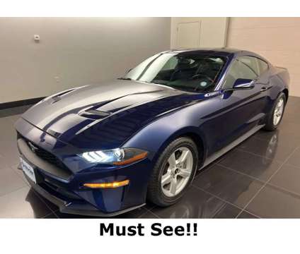 2018 Ford Mustang EcoBoost is a Blue 2018 Ford Mustang EcoBoost Car for Sale in Madison WI