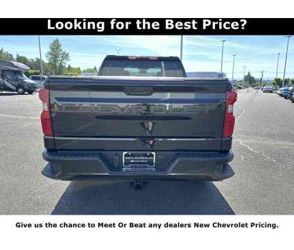 2024 Chevrolet Silverado 1500 Custom is a Black 2024 Chevrolet Silverado 1500 Custom Car for Sale in Portland OR