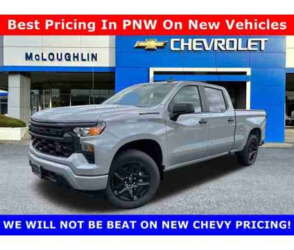 2024 Chevrolet Silverado 1500 Custom is a Grey 2024 Chevrolet Silverado 1500 Custom Car for Sale in Portland OR