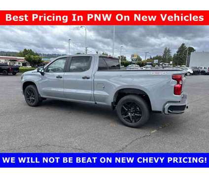 2024 Chevrolet Silverado 1500 Custom is a Grey 2024 Chevrolet Silverado 1500 Custom Car for Sale in Portland OR