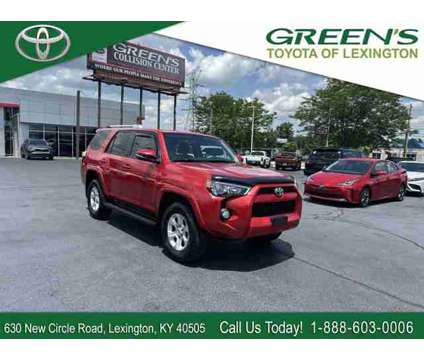 2017 Toyota 4Runner SR5 Premium is a Red 2017 Toyota 4Runner SR5 Car for Sale in Lexington KY