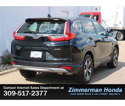 2017 Honda CR-V LX is a Black 2017 Honda CR-V LX Car for Sale in Moline IL