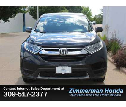 2017 Honda CR-V LX is a Black 2017 Honda CR-V LX Car for Sale in Moline IL