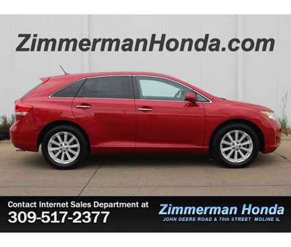 2011 Toyota Venza is a Red 2011 Toyota Venza Car for Sale in Moline IL