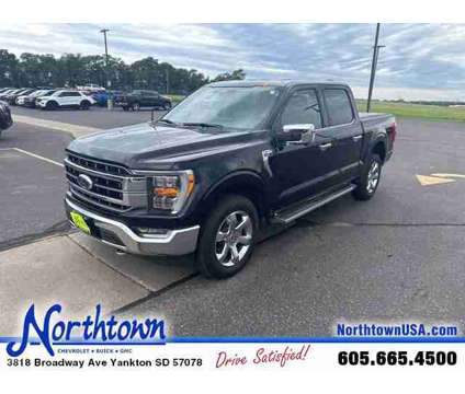 2022 Ford F-150 Lariat is a Black 2022 Ford F-150 Lariat Car for Sale in Yankton SD